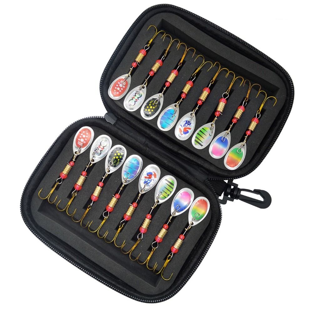 Rotating Glitter Spinners Fish - Fishing Lure Spinnerbait review and price